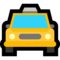 Oncoming Taxi emoji on Microsoft